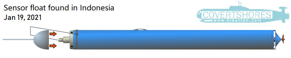 Chinese underwater sensor found in Indonesia