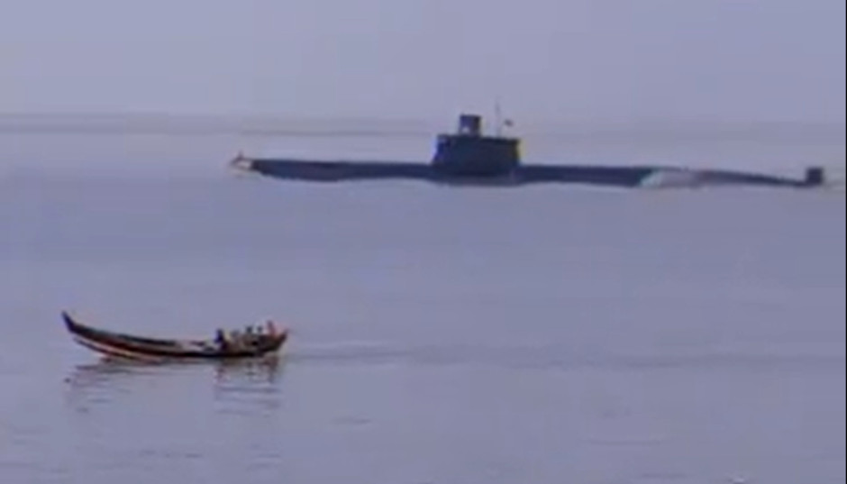 China Navy Submarine Myanmar