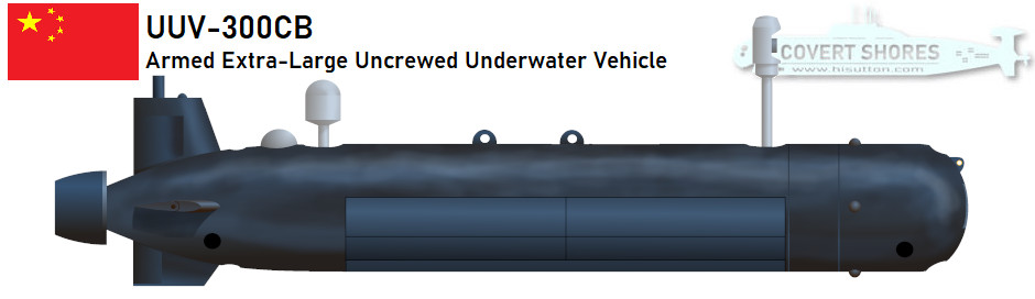 Chinese Armed XLUUV, UUV-300