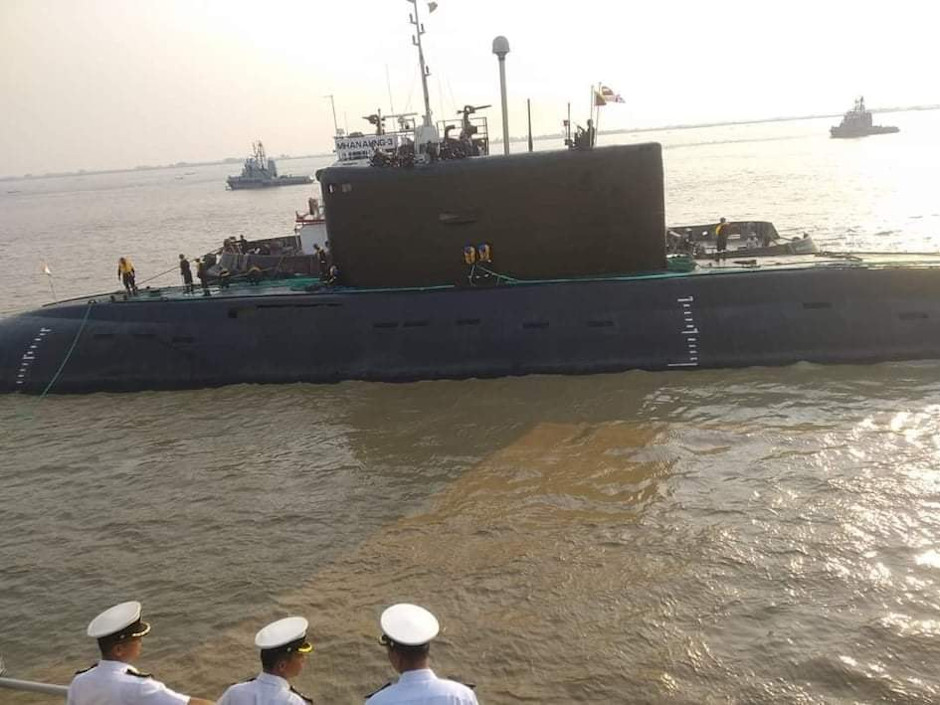 Myanmar Navy Kilo submarine