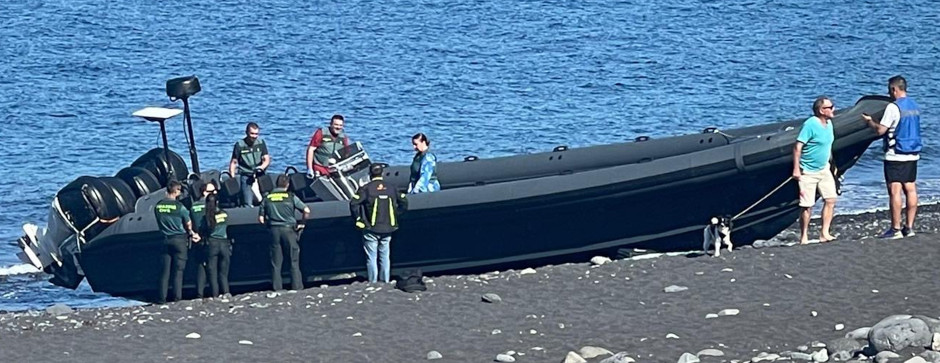 Narco submarine stopped