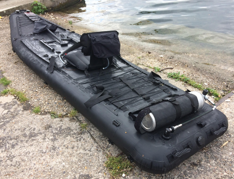 Nautiraid Inflatable Commando Kayak - Covert Shores