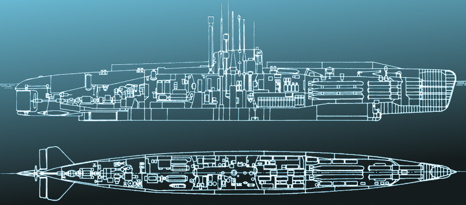 Soviet Project 617 WHALE Class AIP Submarine