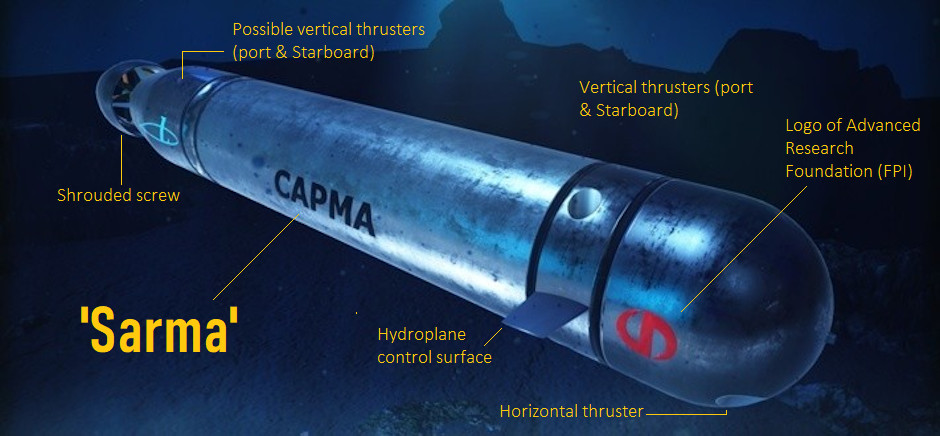 Russian Sarma UUV